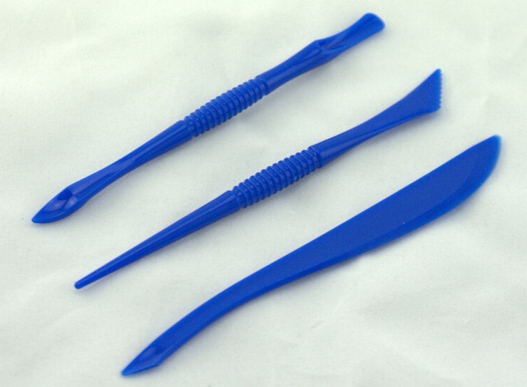 厂家直销三件套彩泥工具超轻粘土工具创意泥彩陶树脂粘土道具批发