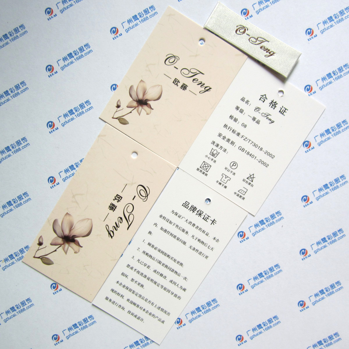 高档服装吊牌定做 牛皮纸女装内衣吊卡印刷定制 童装衣服商标制作