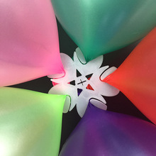 气球梅花片生日圣诞派对结婚房庆典布置五瓣花朵气球造型片梅花夹