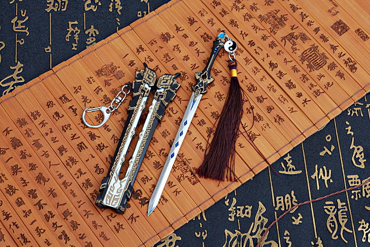 剑侠情缘3 纯阳雪名剑 16厘米合金武器