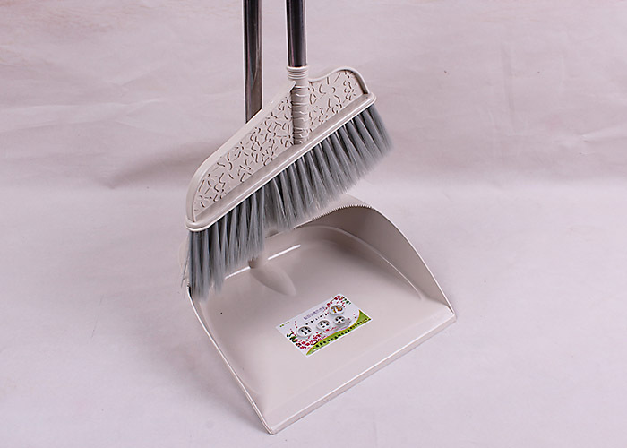 厂家直销006软毛清洁笤帚可拆卸组合扫帚畚箕套装 扫把簸箕套装