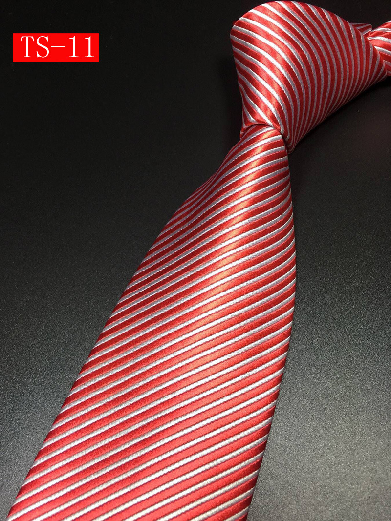 商务正装韩版7cm领带 男士条纹休闲职业装领带嵊州厂家批发定做