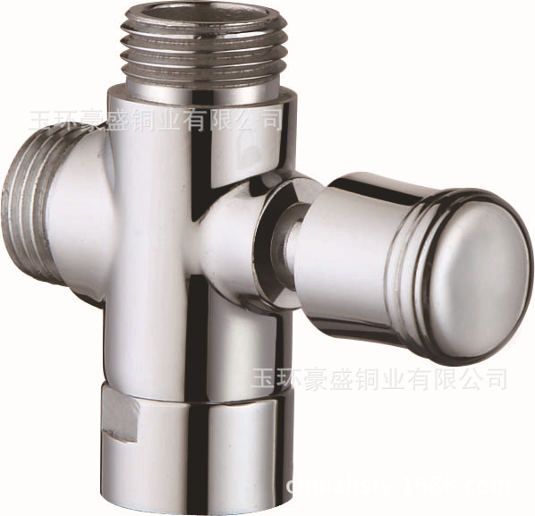 提拉式分水器淋浴房内接淋浴柱水龙头分水切换铜材质红冲工艺