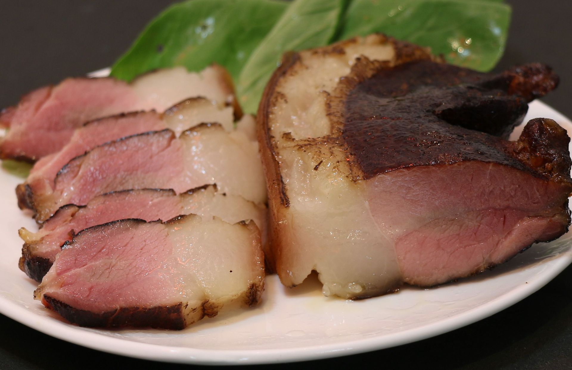 四川特产 乐山名小吃王娘娘农家自制土猪柴火烟熏二刀腊肉500g