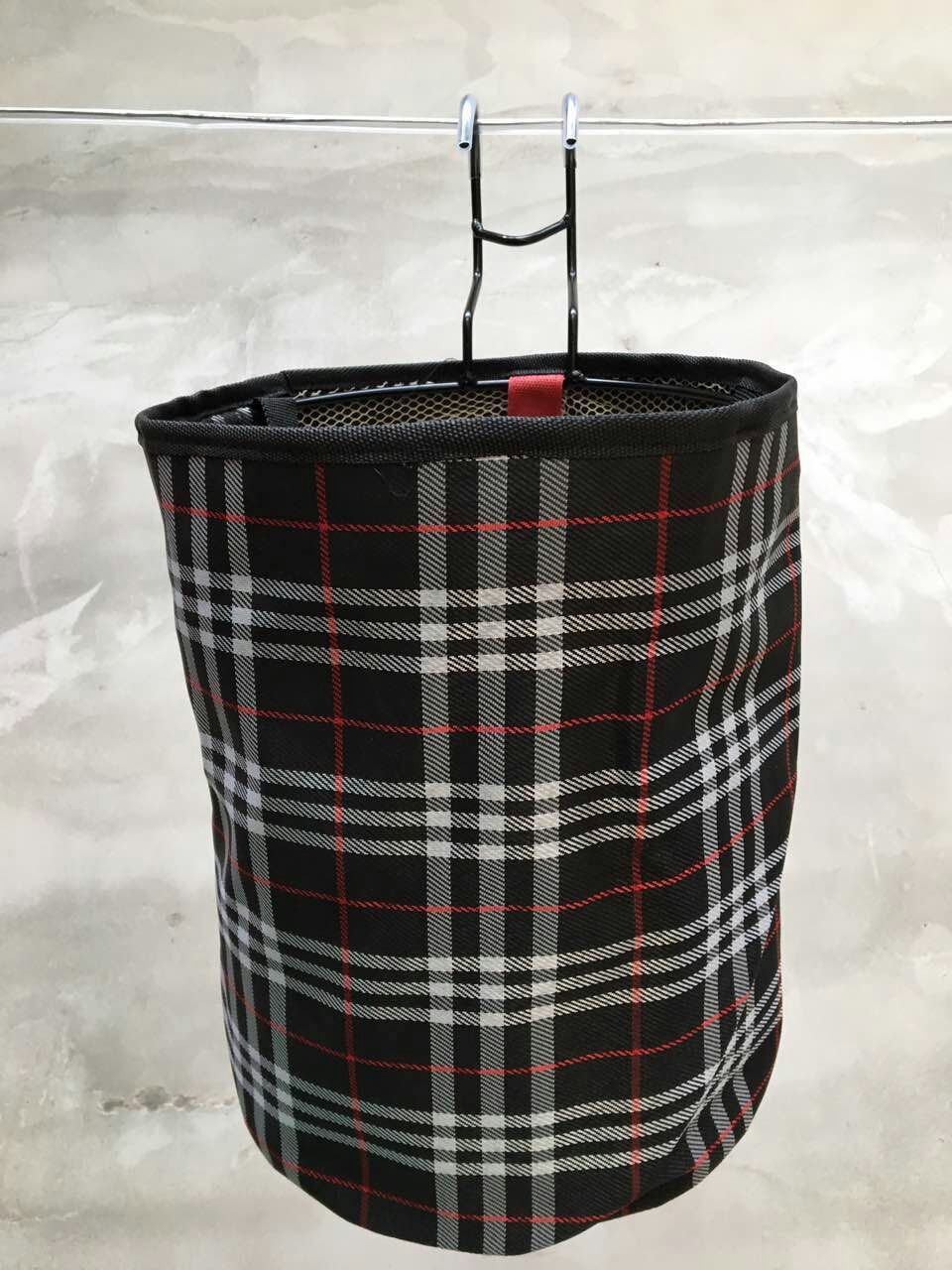 厂家生产销售帆布车筐  折叠布篮   后驮包等