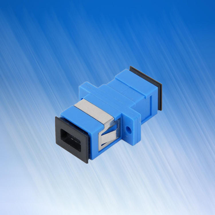 厂家供应光纤连接器sc-sc单模单工适配器sc法兰盘光纤耦合器