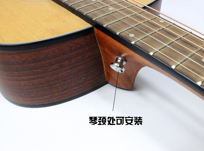 镀铬民谣吉他背带尾钉 木吉他通用加厚型