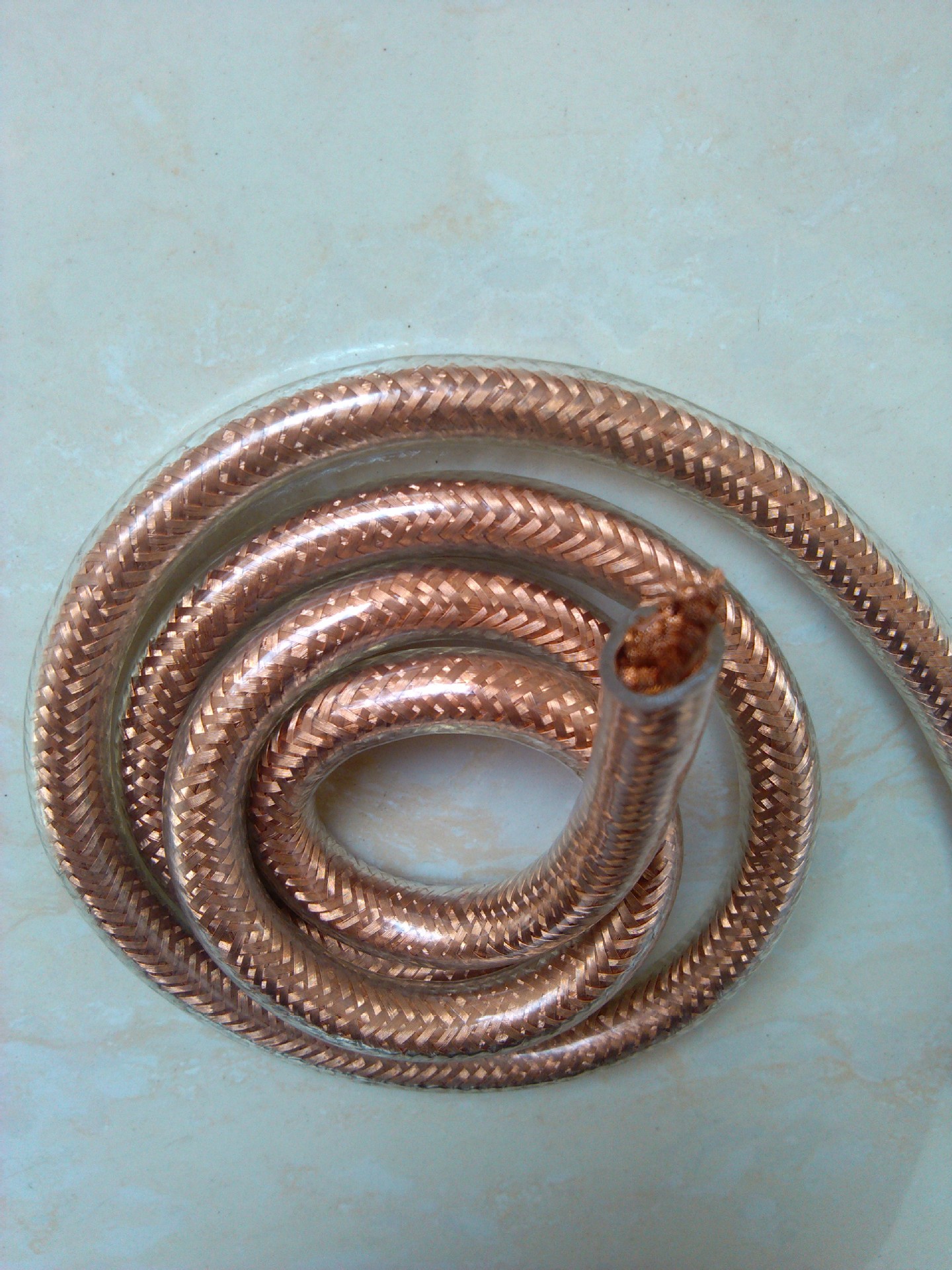 高压电气设备的接地引下线,铜绞线 透明外皮铜绞线