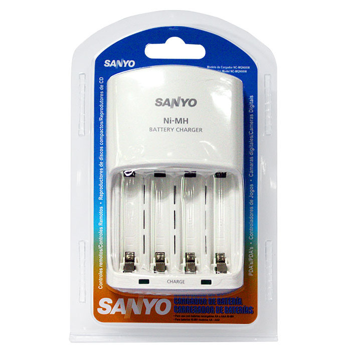 三洋爱乐普智能充电器eneloop充电器ncmqn06可充5号7号