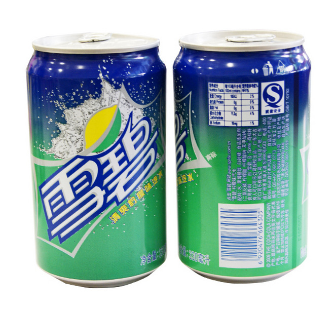 可口可乐百事可乐雪碧听装碳酸饮料易拉罐一箱330ml24听