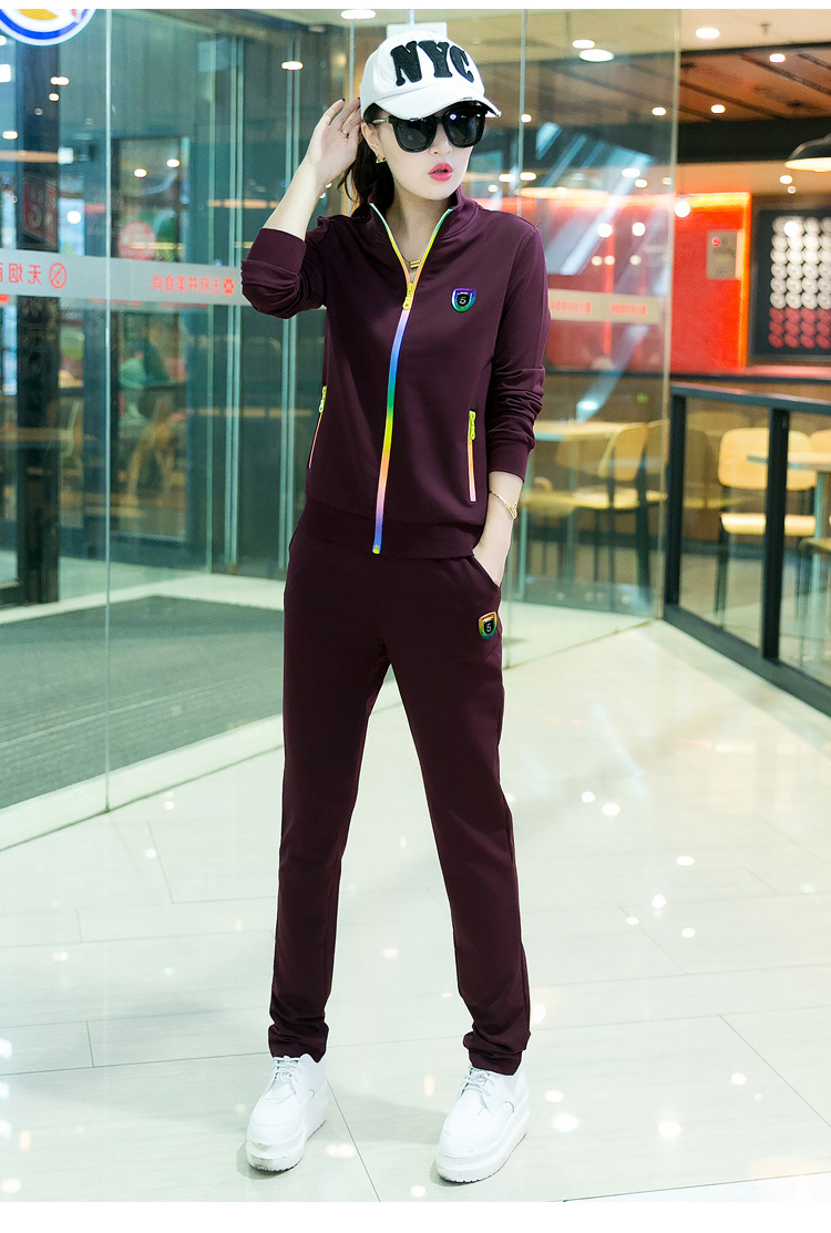 2016秋装新款韩版女装运动卫衣时尚休闲