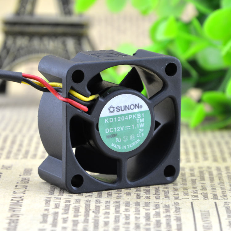 sunon 建准 kd1204pkb1 12v 1.1w 4cm 4020 40*40*20 3线 风扇