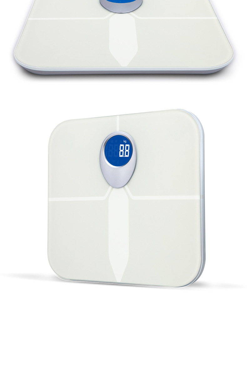 支持定制 智能蓝牙体脂秤 电子称人体秤脂肪测量仪体脂仪app链接