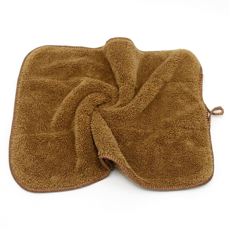 日用正品双层加厚珊瑚绒抹布擦车布擦手巾百洁抹布 26*36cm