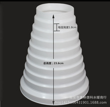 厨房抽吸油烟机变径圈大小头转换变径管100-200公共烟道连接器管