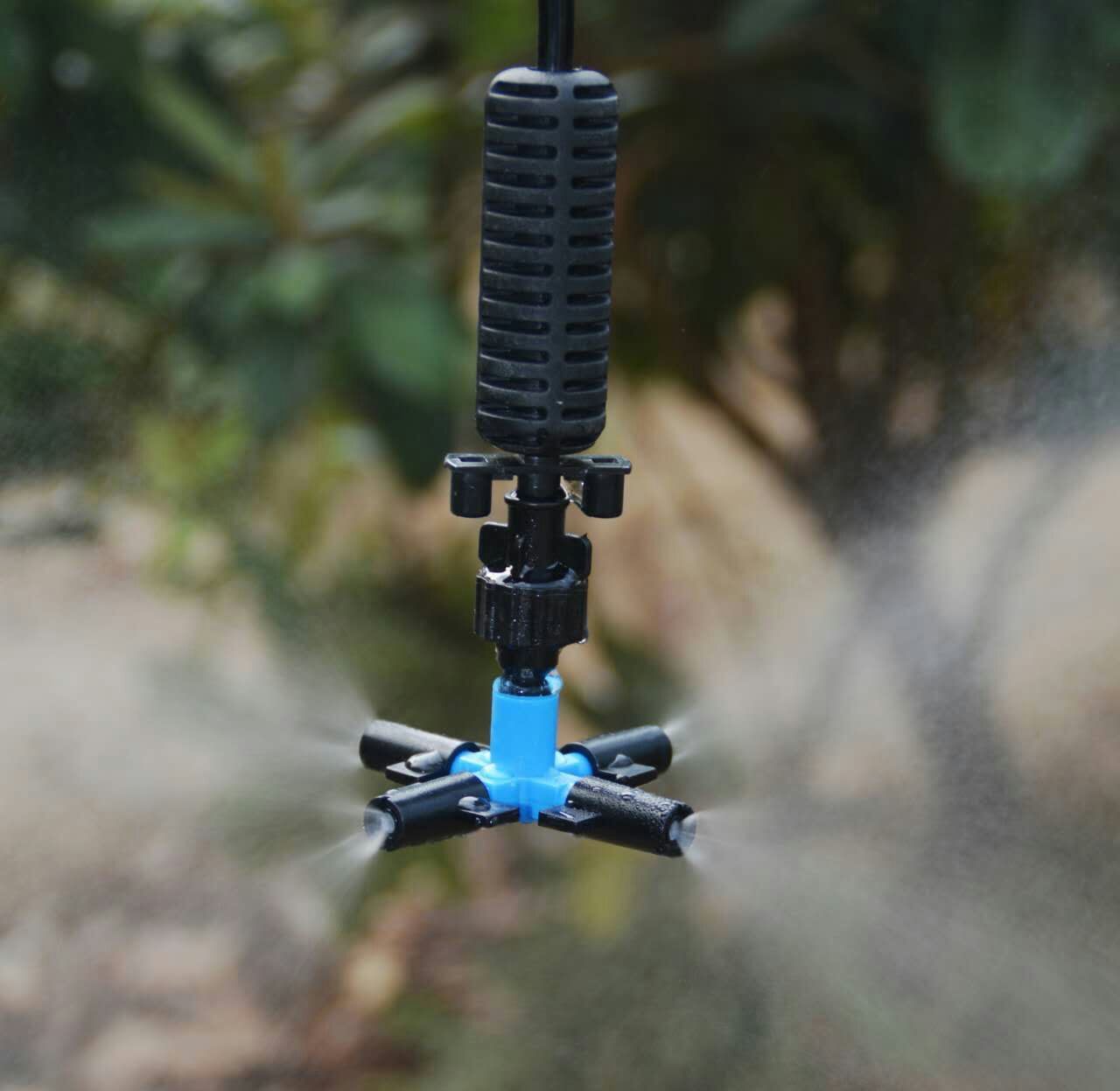 大十字雾化高压造雾降温喷头 园艺喷雾绿地农业生产用雾状喷头