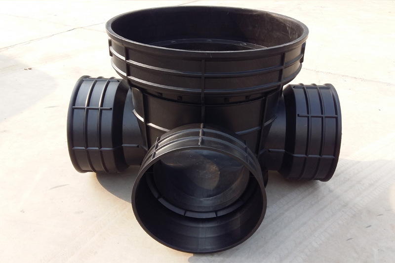 浙江pe塑料检查井 厂家批发 雨水检查井 流槽三通井 一次.