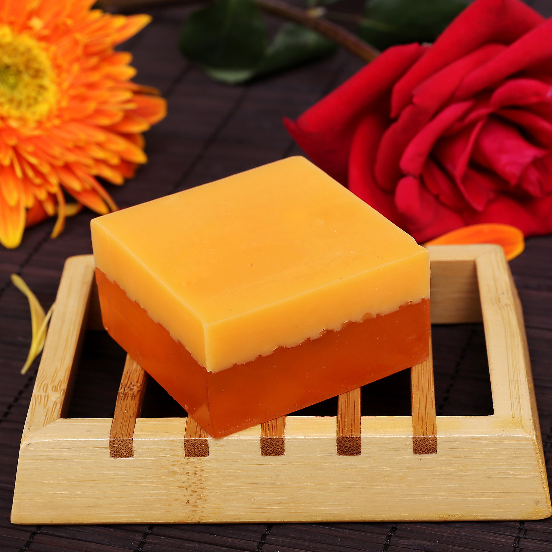 蜂蜜双层手工皂批发洁面精油皂oem代加工厂家定制礼品赠品