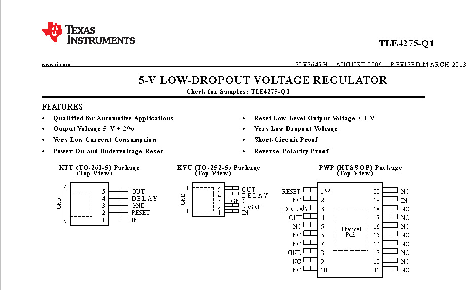 优势供应全新原装德州ic tle4275