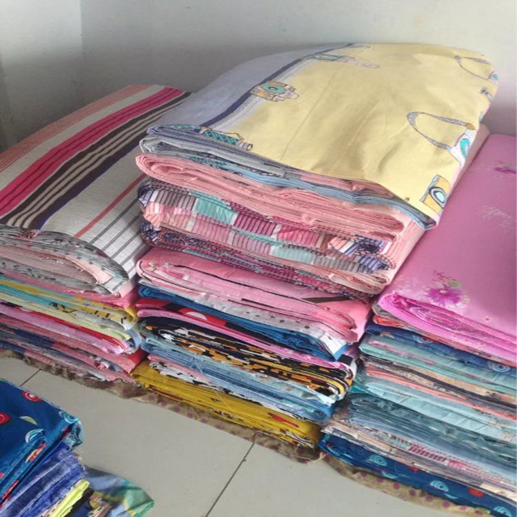 清仓纯棉印花大布头 布匹 床单 被罩做 论斤称 清仓处理