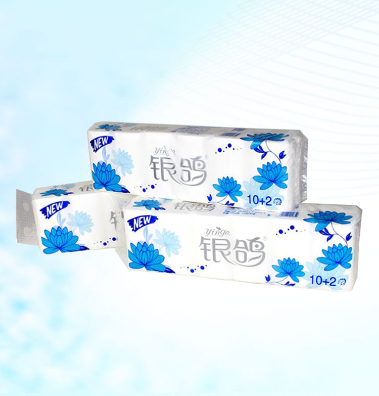 银鸽12卷卫生纸淘客ab单一件代发三层木浆纸800克卫生纸当天发货