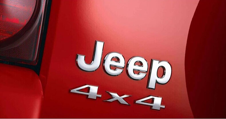 越野四驱车贴 金属4x4车标尾标 jeep 大切 牧马人 指南者 车身贴