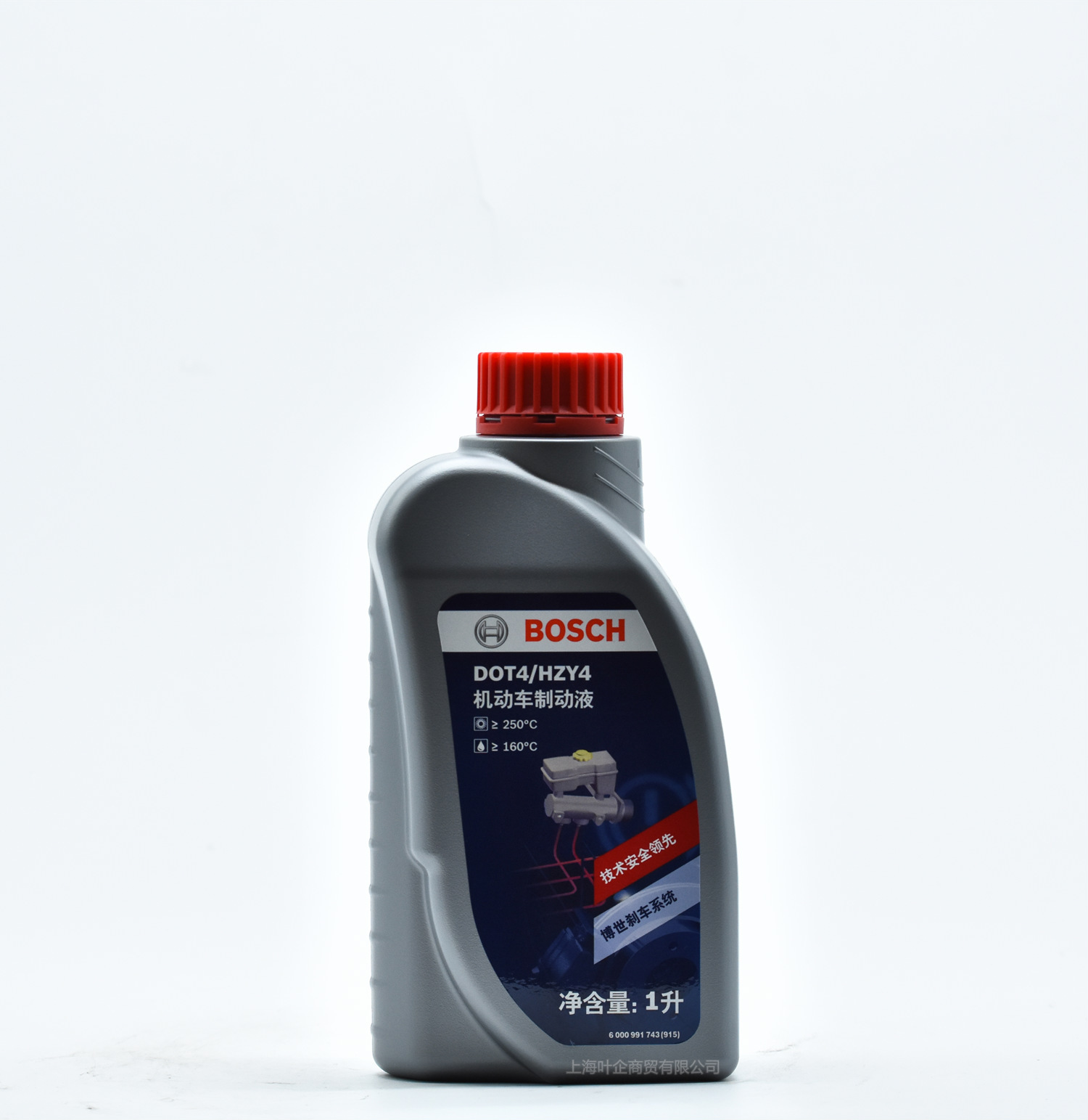 博世bosch 刹车油dot4离合器油 汽车制动液 全车系通用1l装 正品