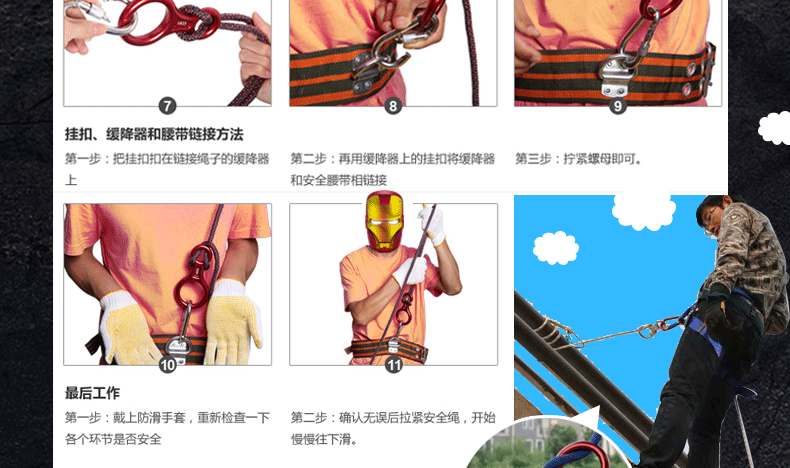 杜邦丝安全绳 地震高层逃生绳 杜邦丝材质 户外救援绳索 安全绳