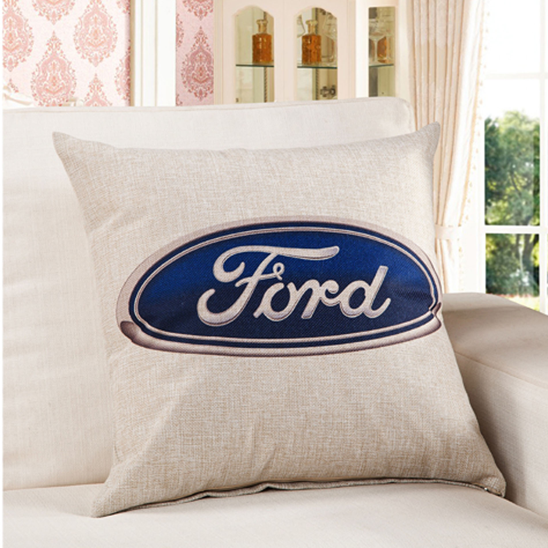 厂家定制加工棉麻抱枕被汽车抱枕两用空调被多功能沙发抱枕被靠垫