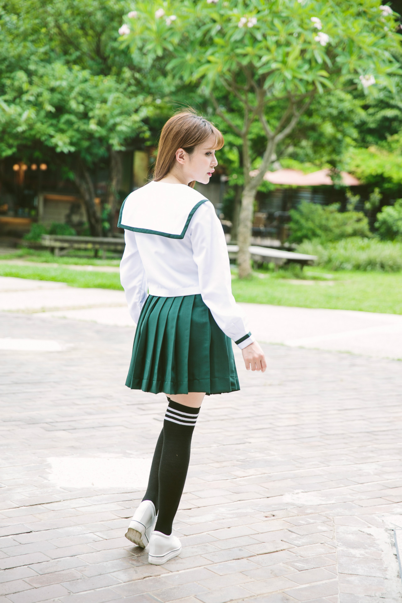 学院风水手服女高日系校班服长袖软妹jk制服百褶裙学生演出服668h