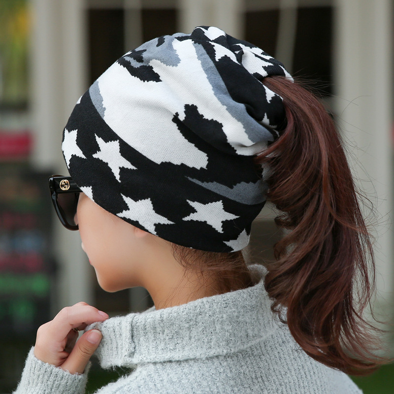时尚孕妇帽子做坐月子后用品春秋产妇帽包头帽秋冬季围脖多用纯棉
