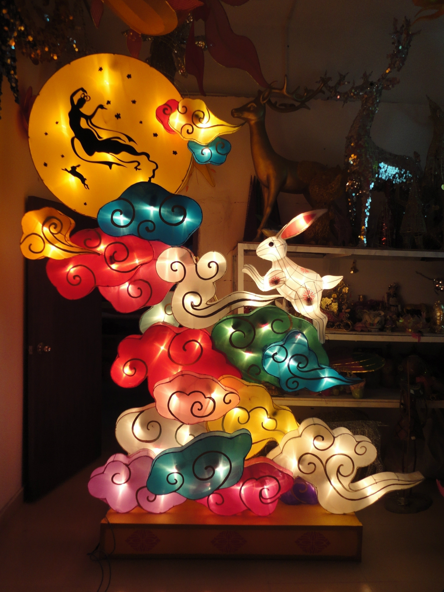 广东中秋节花灯中秋节灯会商场美陈装饰花灯工厂定制加工免费送样