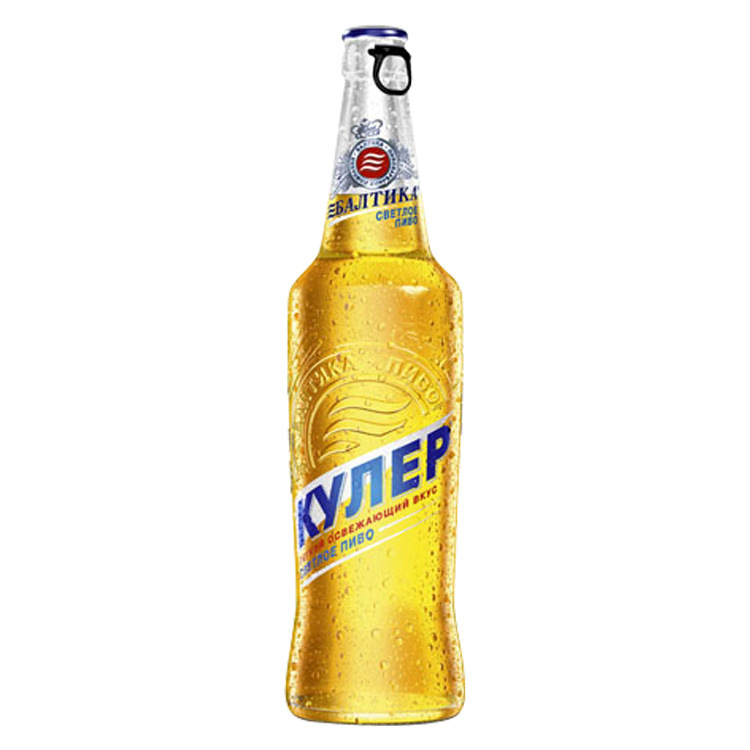 批发俄国进口原装啤酒波罗的海酷乐瓶装小麦啤酒470ml一件20瓶