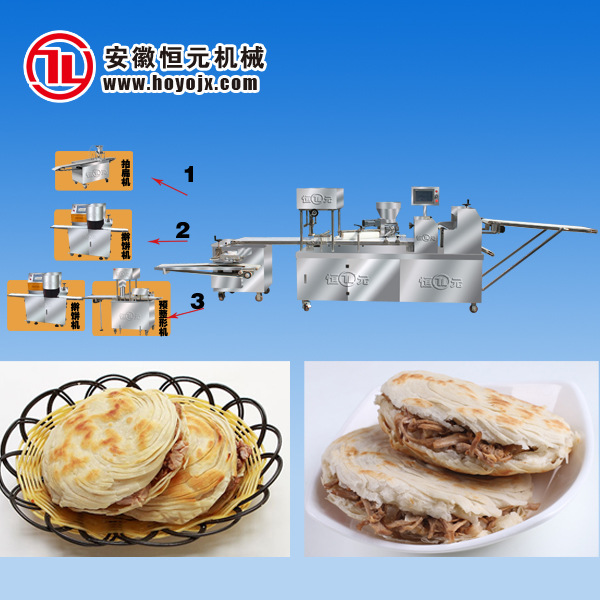 仿手工西安肉夹馍机潼关肉夹馍生产线