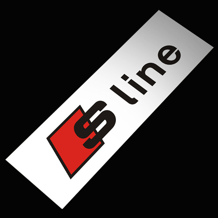 专用于奥迪 sline贴纸奥迪刹车钳贴a3a5a6a7a8r8sq5汽车反光贴纸