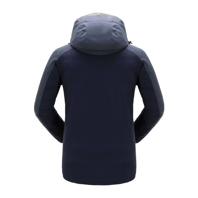 22nd 户外男士冲锋衣三合一两件套羽绒棉胆登山服批发一件代发