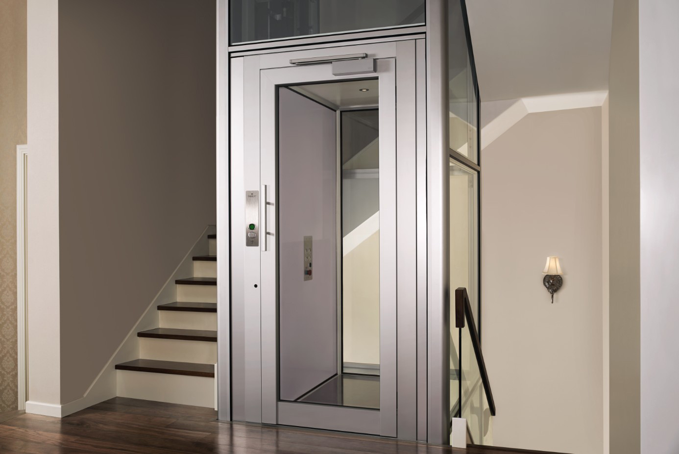 欧利亚厂家直销-豪华别墅电梯-小型家用电梯-无机房可定制