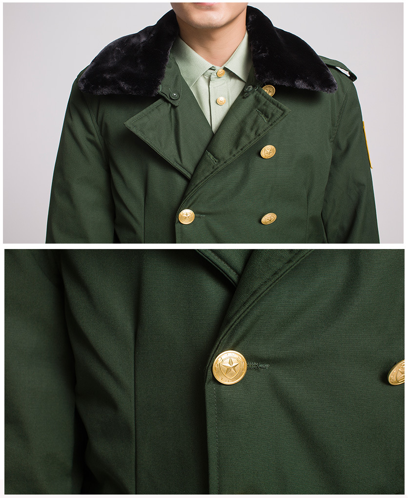 2016正品常服大衣军绿色大衣防寒耐磨迷彩大衣军迷用品大衣.