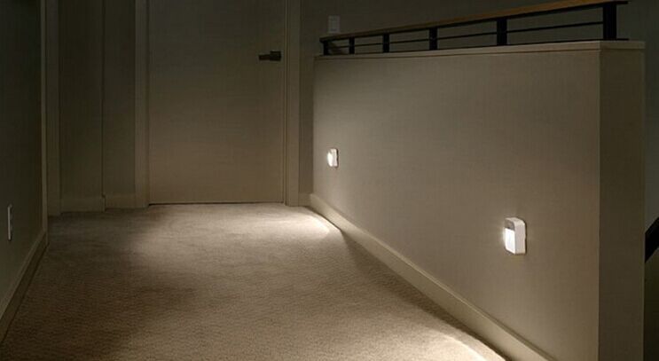 led红外线人体感应小夜灯 走廊过道灯