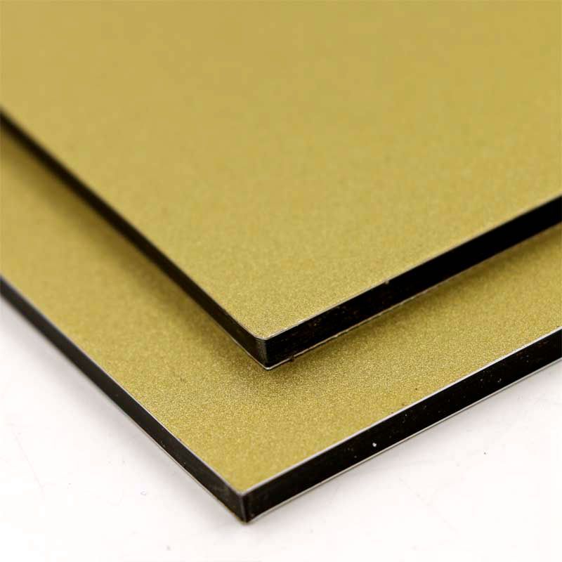 4mm防潮闪金黄铝塑板 3mm厚铝塑复合板 内外墙5mm厚铝塑板可定制
