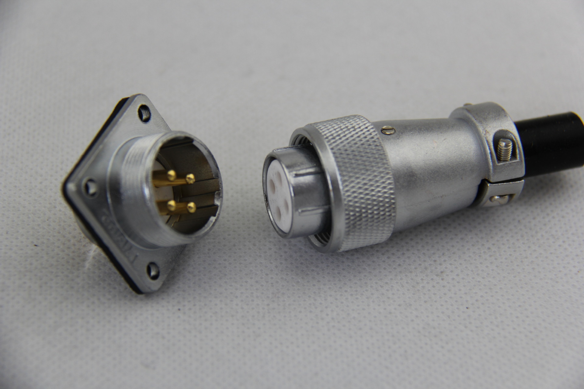 昌盛主轴电机接插件 水冷主轴航插