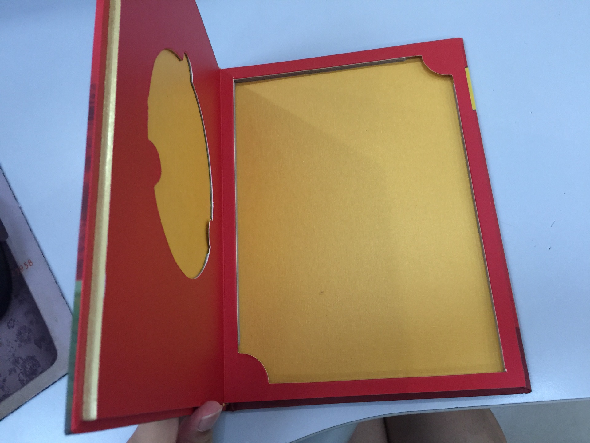 精装滚金边光盘册 批量定制印刷