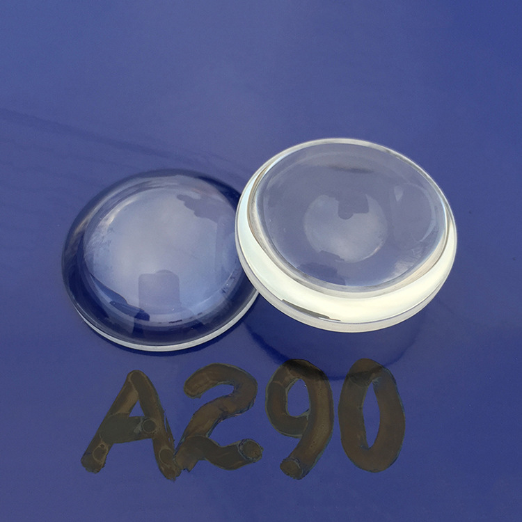 a290光学透镜厂家 直径25mm焦距25mm发射聚光镜片led镀膜透镜现货