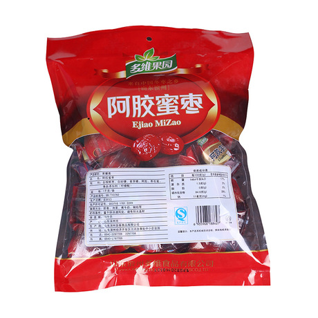 多维果园 阿胶蜜枣 1000g 袋装