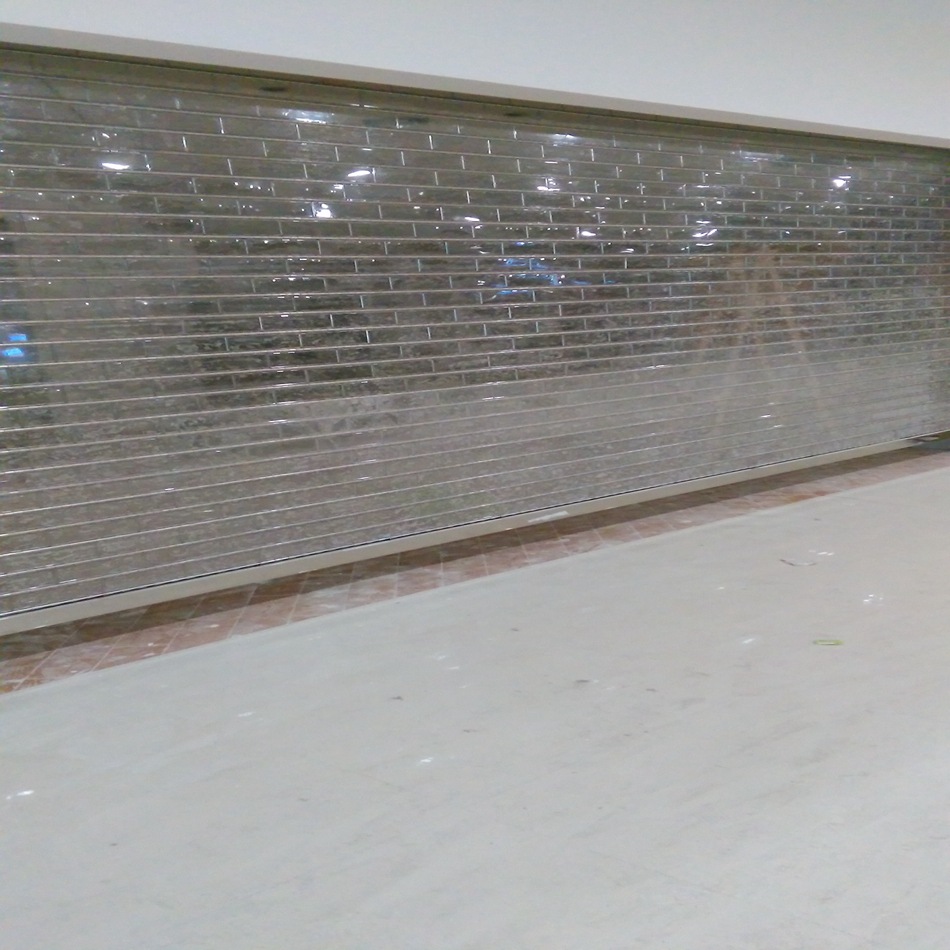 厂家热销推荐优质新款超透明水晶电动卷闸门 手动透视水晶卷帘门