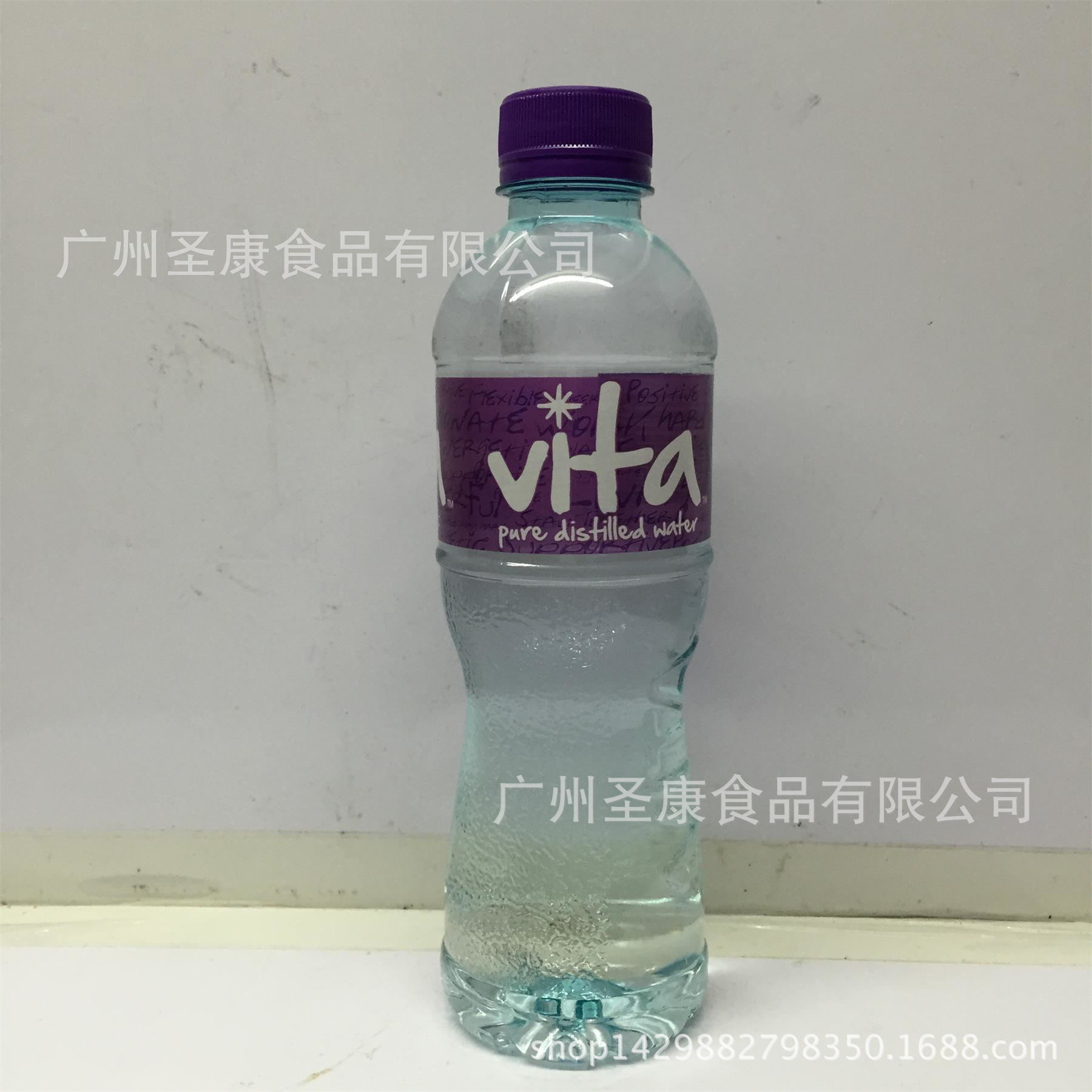 批发进口矿泉水 香港维他蒸馏水430ml*24瓶/箱