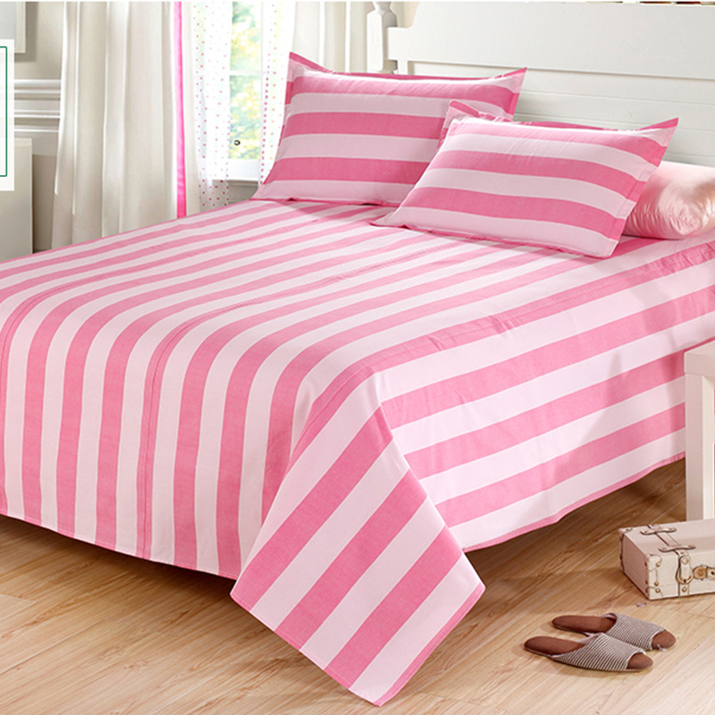 山东手工老粗布全棉床单单件纯棉1.8m床单双人简约加厚一件代发