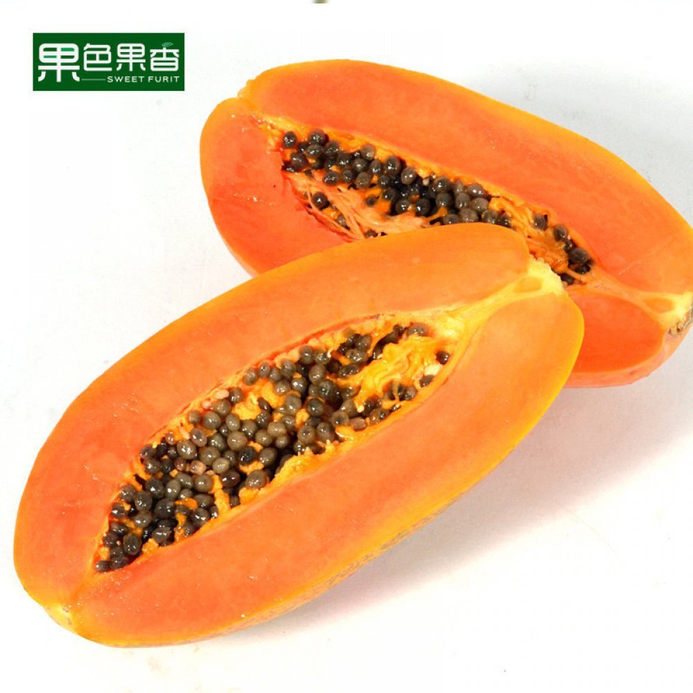 果色果香海南三亚夏威夷红心木瓜55kg
