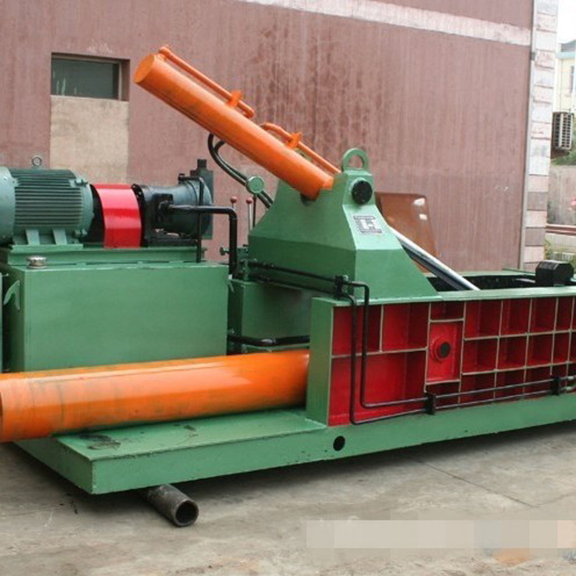 300x300型铁丝压块机 废旧金属大吨位压块成型机 380v金属压块机