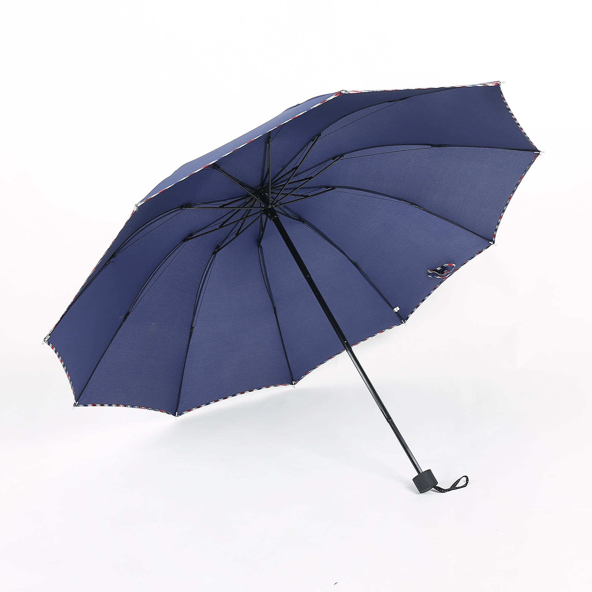 防天堂伞3311e碰击布10骨超大折叠雨伞 三折礼品广告伞定制印logo